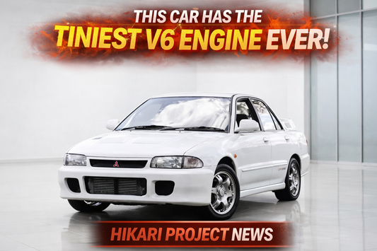 This JDM Car Has The Smallest V6 Ever!