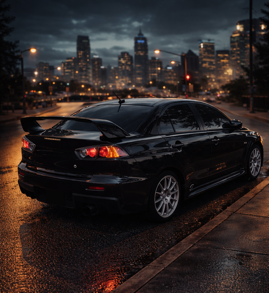 Phantom Black Mitsubishi Lancer Evolution X GSR