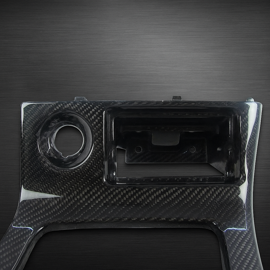 Nissan Skyline R33 Carbon Fibre Gear Surround Trim Panel (Manual)