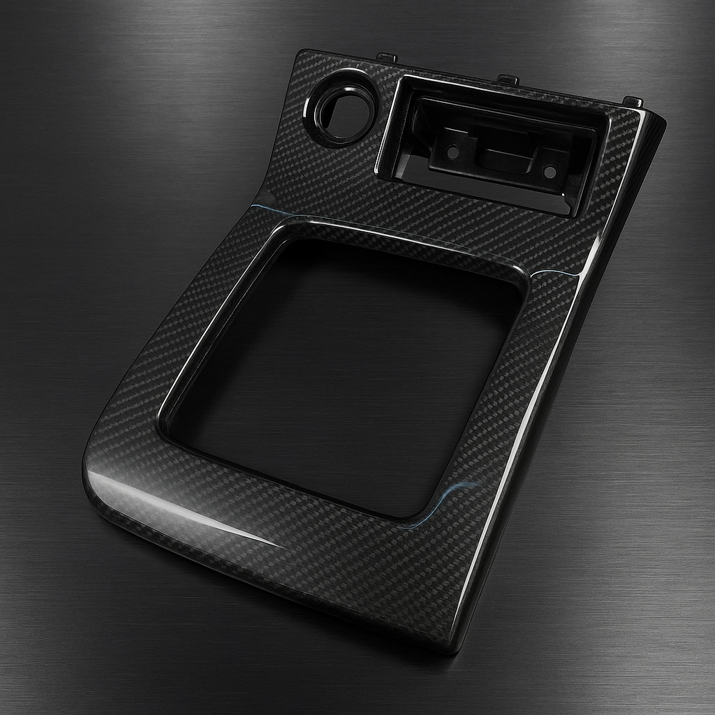 Nissan Skyline R33 Carbon Fibre Gear Surround Trim Panel (Manual)